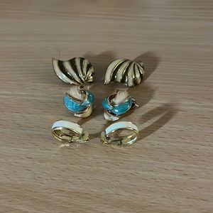 CLIP ON EARRING SET OF 3